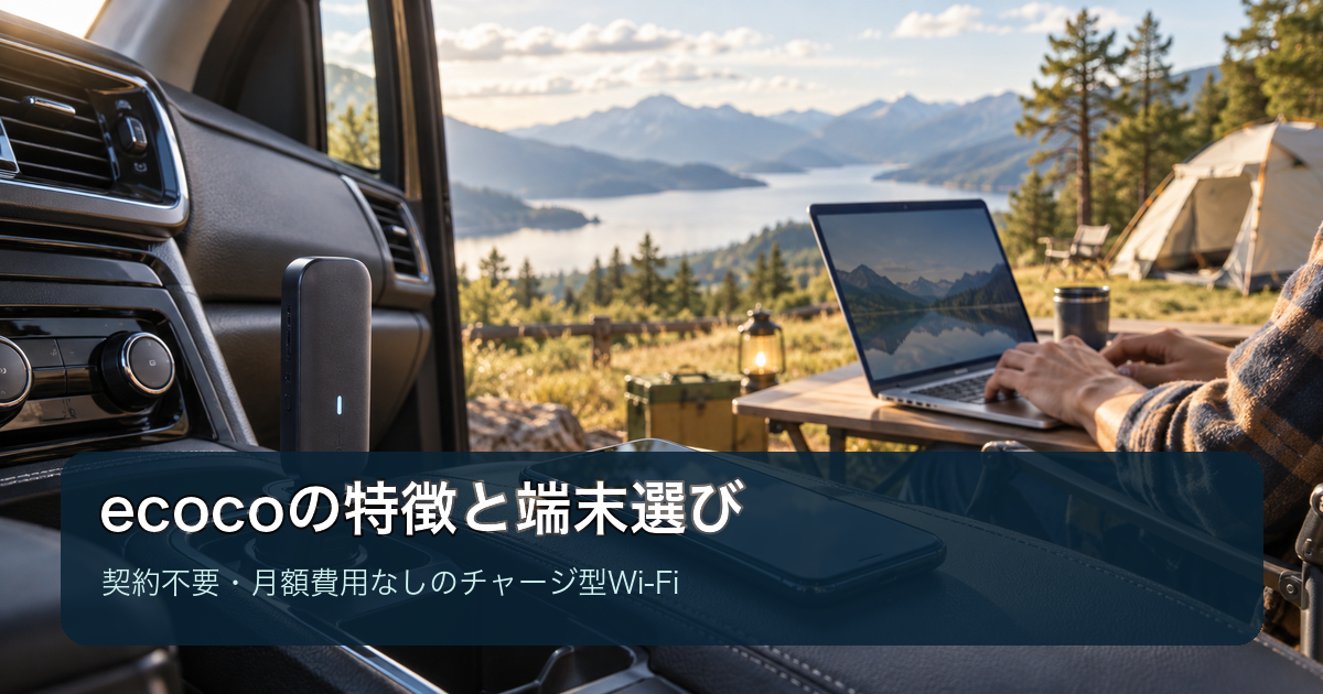 ecocoの特徴と購入前に確認したいこと